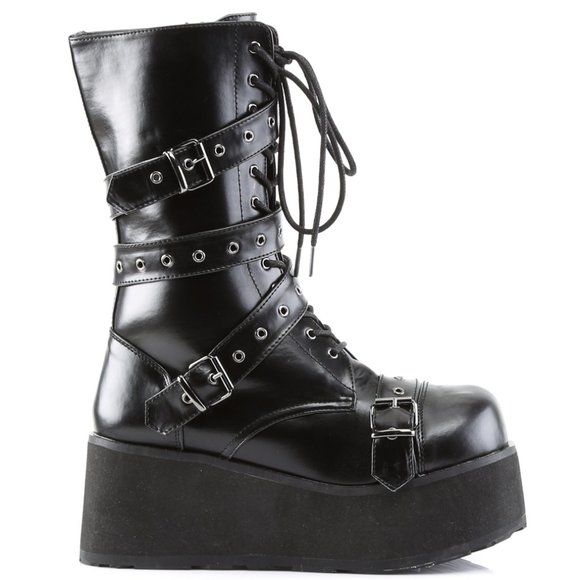 Platform Gothic Lace Up Boots